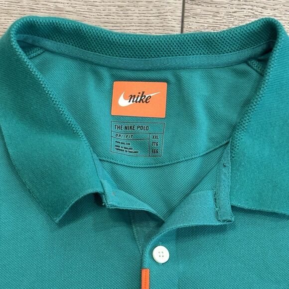 Nike Tiger Woods Polo Shirt Mens XXL Dri Fit Frank Logo Masters Performance - Picture 3 of 7